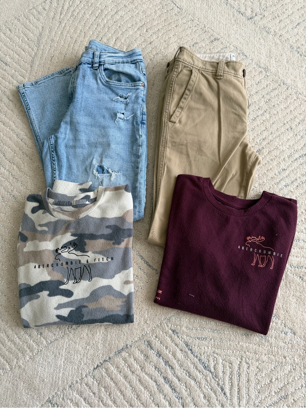 abercrombie kids and Zara 4-piece boys bundle size 13-14